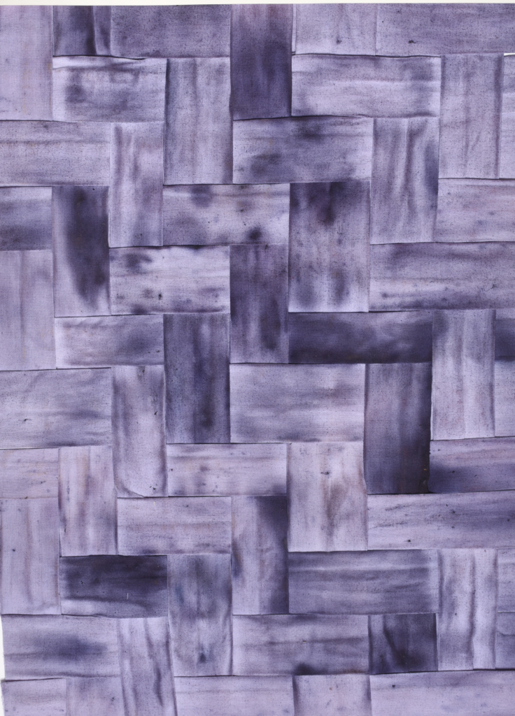 design_04 // material: recycling cotton // pigment: litmus